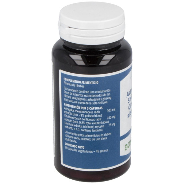 Astragalo-Shiitake-Ginseng Siberiano Extra 90Vcap.
