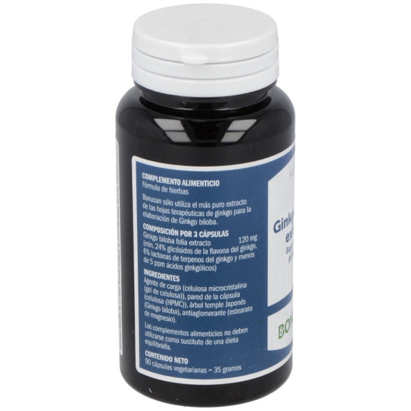 Ginkgo Biloba - Bonusan - 90 Cápsulas