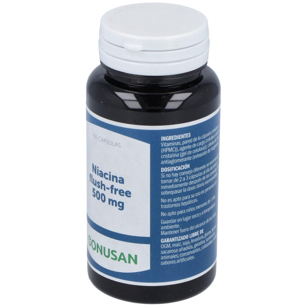 Bonusan Niacina 500Mg Flush Free 60Caps