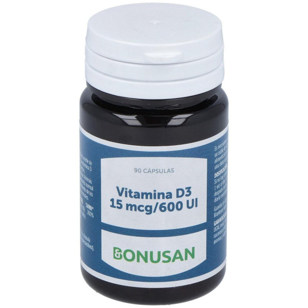 Bonusan Vitamina D3 15Mcg 90Caps