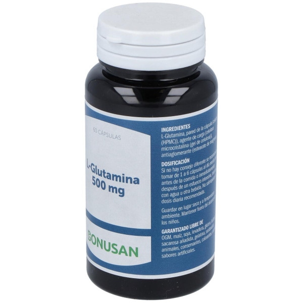 Bonusan Glutamina 500Mg 60Caps