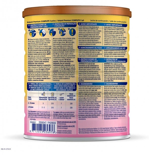 Enfalac 2 Premium (1 Envase 900 G)