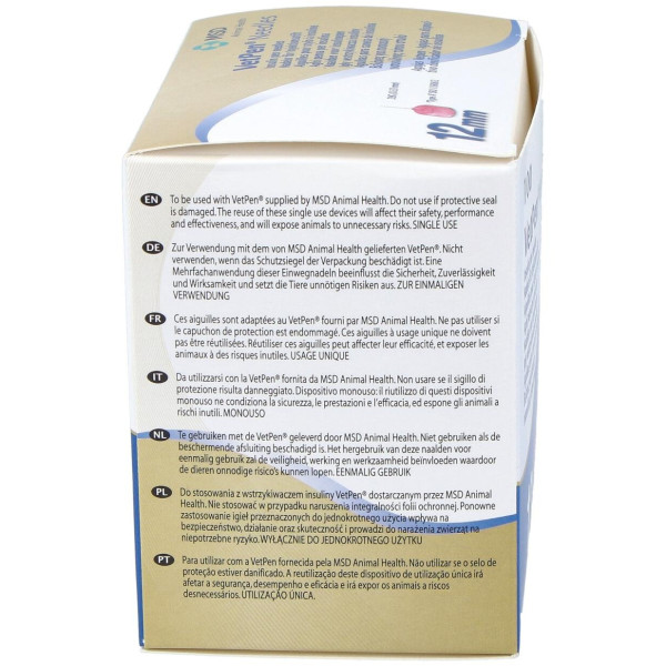 Vetpen Needles 12Mm 100/Box 449 (Ndr)