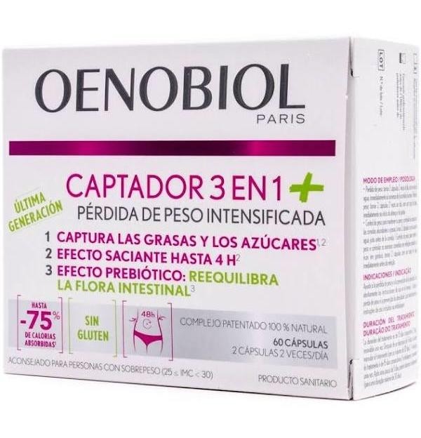 Oenobiol Captador 3 En 1+ (60 Capsulas)