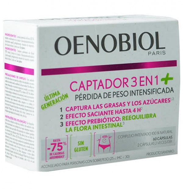 Oenobiol Captador 3 En 1+ (60 Capsulas)