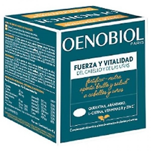 Oenobiol Fuerza Y Vitalidad Para Fortalecer Y Dar Brillo Al Cabello Y Las Uñas En Comprimidos