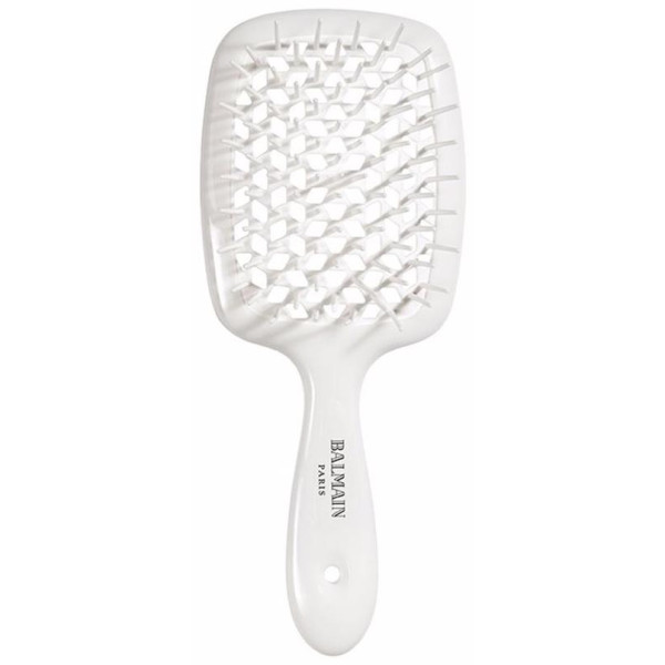 White Detangling Brush Balmain Hair