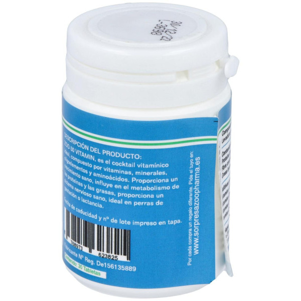 Zoo-30 Vitamins Perros Y Gatos 30Comp