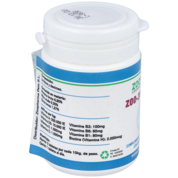 Zoo-30 Vitamins Perros Y Gatos 30Comp