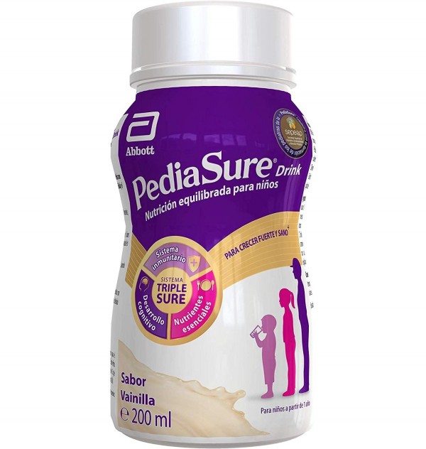 Pediasure Drink (4 Botellas 200 Ml Sabor Vainilla)