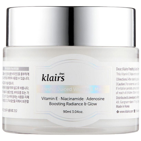 Klairs Freshly Juiced Vitamina E Mascarilla Noche 90Ml