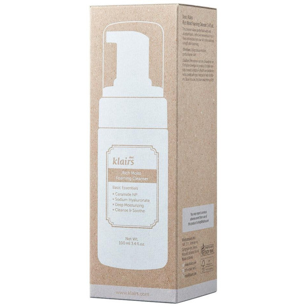 Rich Moist Foaming Cleanser 100 Ml