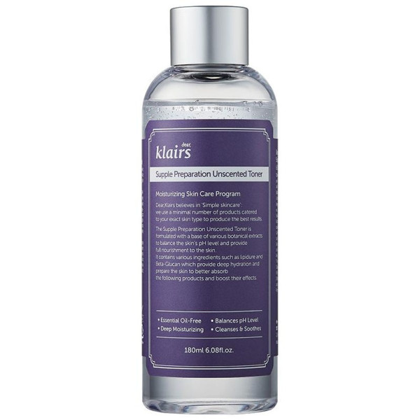Klairs Supple Preparation Unscented Facial Toner 180Ml