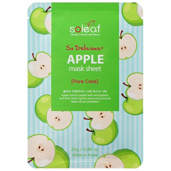 Soleaf Apple Pore Case So Delicious Mask Sheet 25G