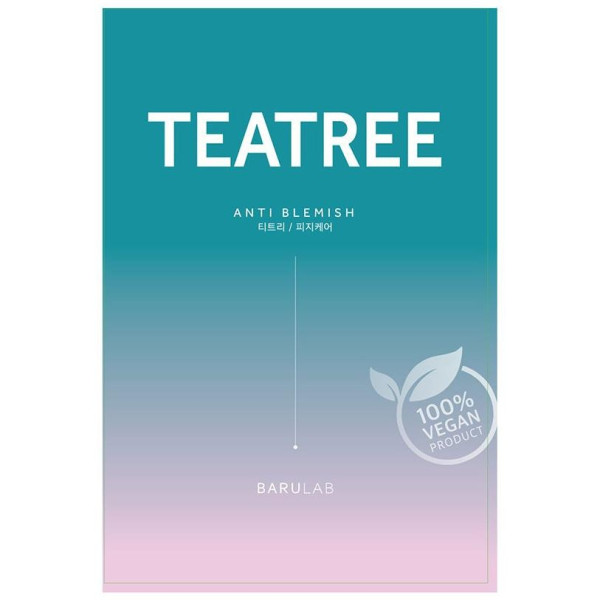 The Clean Vegan Mask Anti Blemish Tea Tree 23 Gr