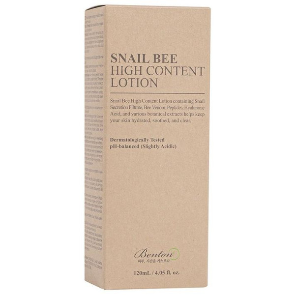 Benton Snail Bee High Content Face Lotion Tube 120Ml