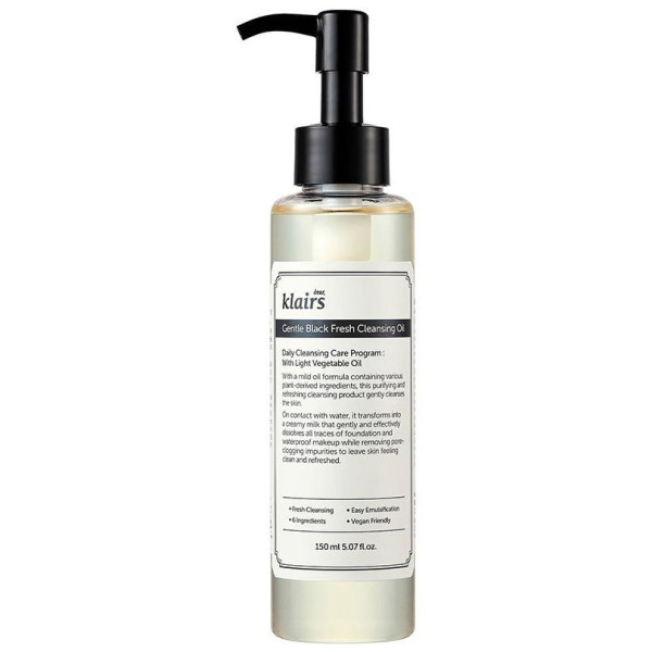 Gentle Black Fresh Cleansing Oil 150 Ml