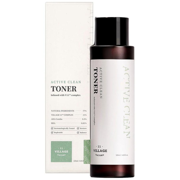 Village 11 Factory Active Clean Toner 120Ml