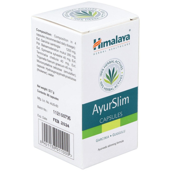 Himalaya Healthcare Ayurslim Adelgazar 60Cáps