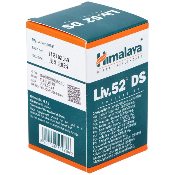 Himalaya Liv-52 Ds 60Caps