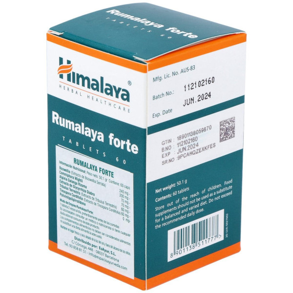 Himalaya Healthcare Rumalaya Forte 60Cáps