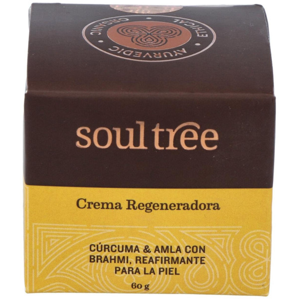 Crema Facial Regeneradora Curcuma Amla Bhrami 60Gr