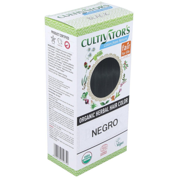 Cultivator'S Negro Tinte Orgánico 100G