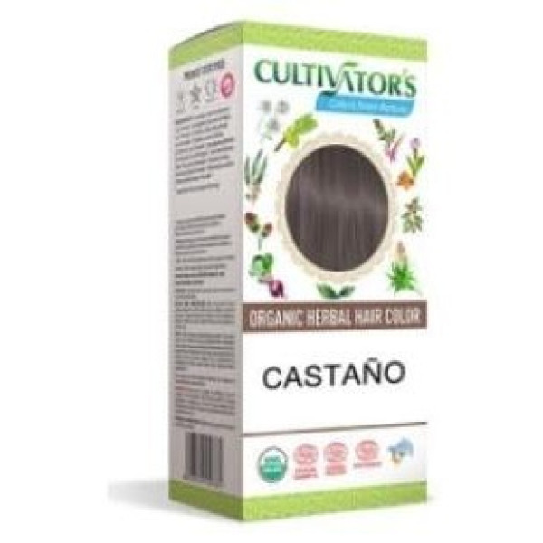 Castaño Tinte Organico 100Gr. Ecocert