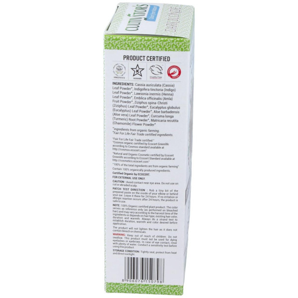 Rubio Oscuro Tinte Organico 100Gr. Ecocert