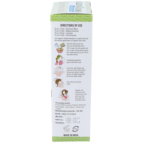 Rubio Claro Tinte Organico 100Gr. Ecocert