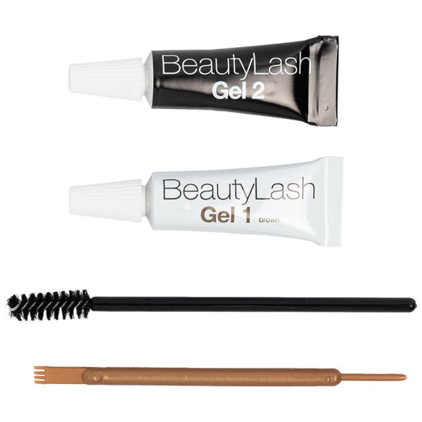 Beautylash Brow Y Lash Colour Kit Tinte Cejas Y Pestañas Castaño Medio 1 U