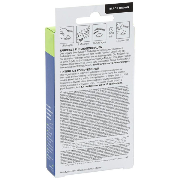 Beautylash Pro Brow Colour Kit Tinte Cejas Moreno 1 U