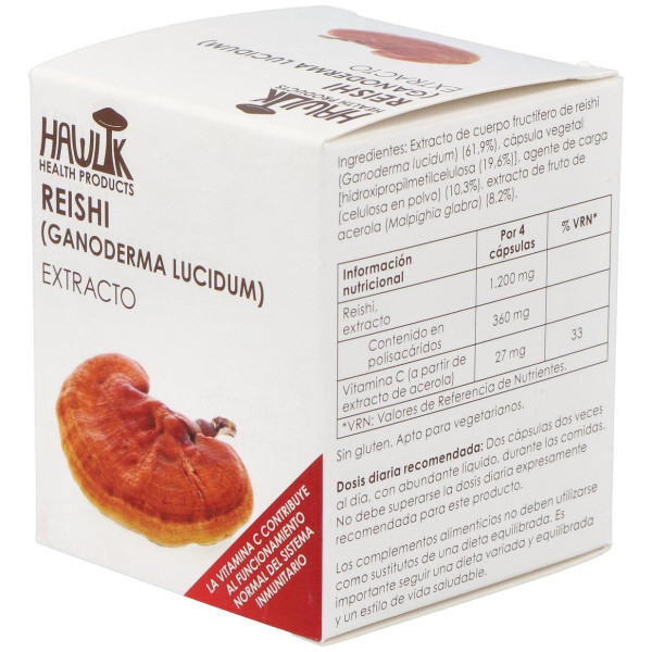 Reishi Extracto Puro 60Vcaps.