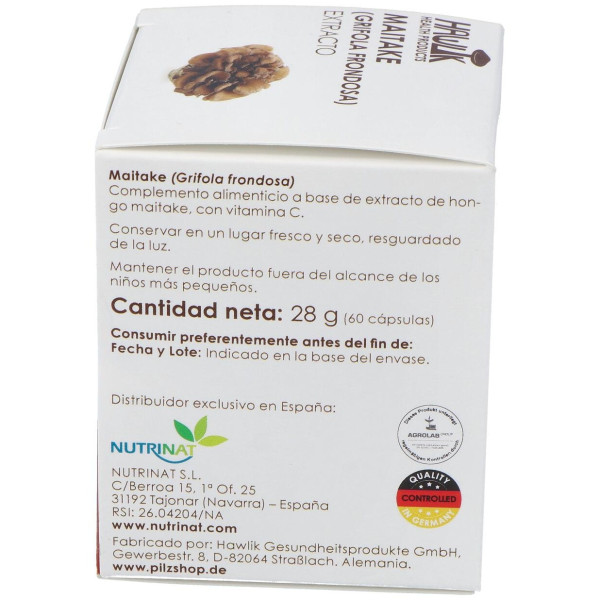 Hawlik Maitake Grifola Frondosa Extracto Puro 60Caps
