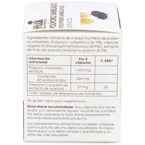 Poliporo Umbelado Extracto Puro 60Vcaps.