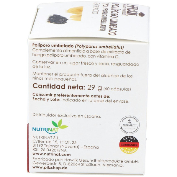 Poliporo Umbelado Extracto Puro 60Vcaps.