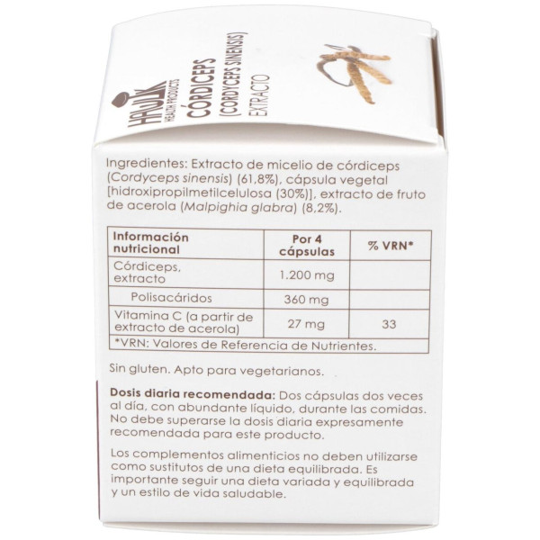 Cordiceps Extracto Puro 60Vcaps.