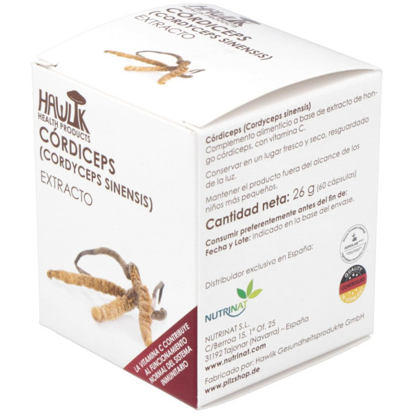 Cordiceps Extracto Puro 60Vcaps.