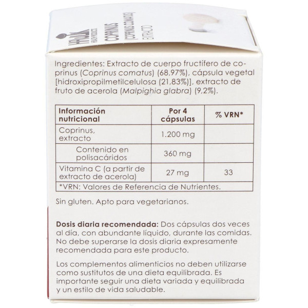 Hawlik Extracto De Coprinus 60Caps