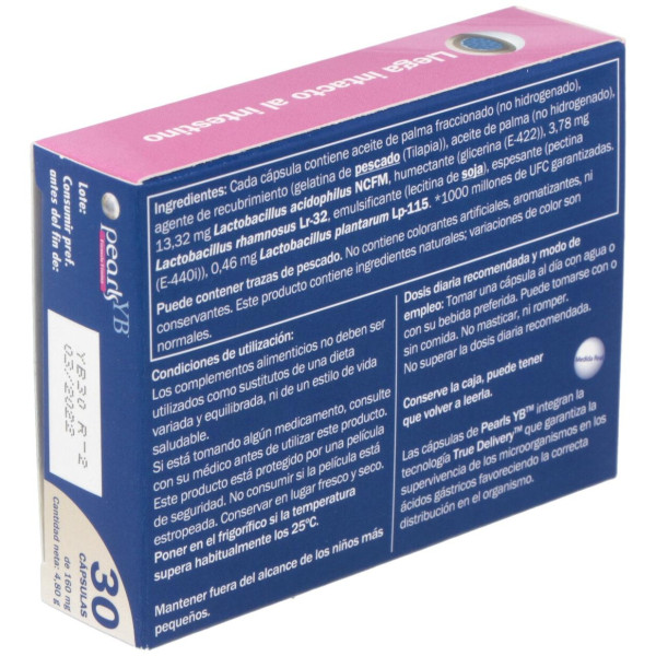 Pearls Yb Cuidado Intimo 30Cap.