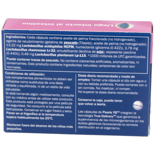 Pearls Yb Cuidado Intimo 30Cap.