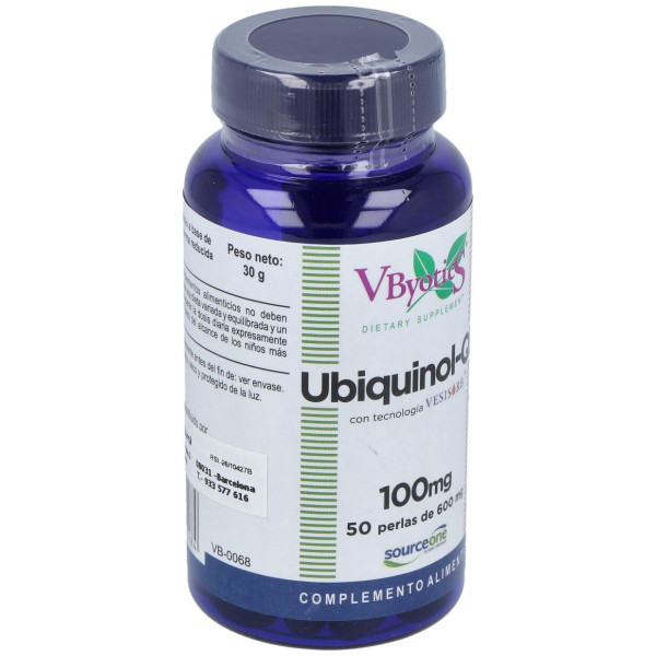 Vbyotics Ubiquinol Qh 100Mg 50 Perlas