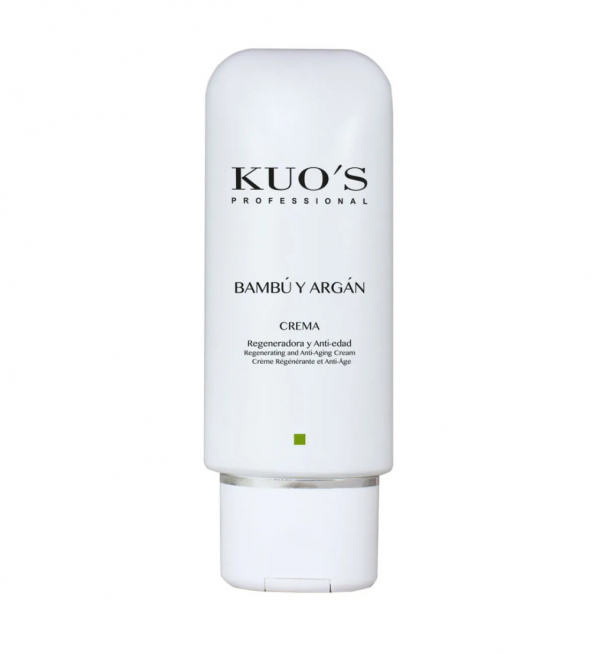 Crema Facial Bambú y Argán, 200 ml. - Kuo's