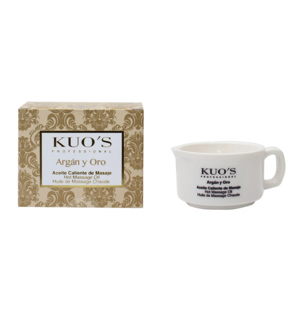 Vela Aceite Caliente De Masaje Argán y Oro, 80 g. - Kuo's