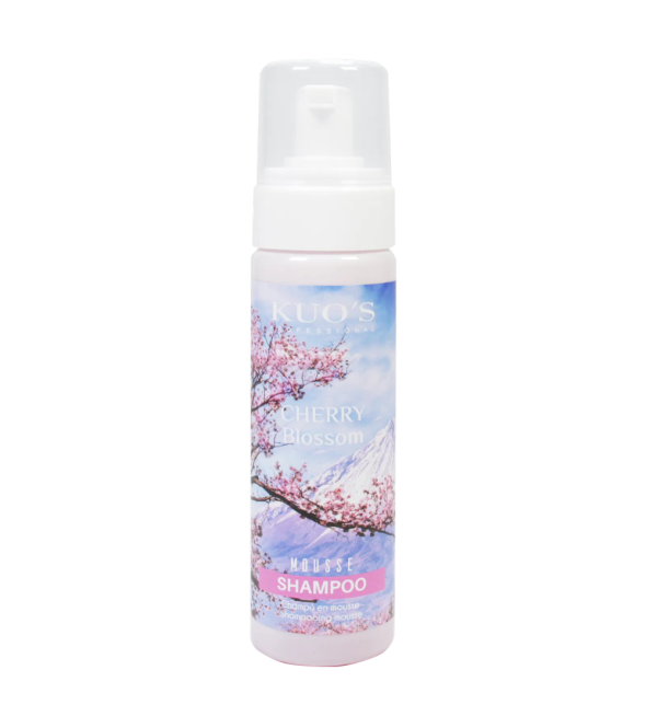 Mousse Shampoo Cherry Blossom, 200 ml. - Kuo's