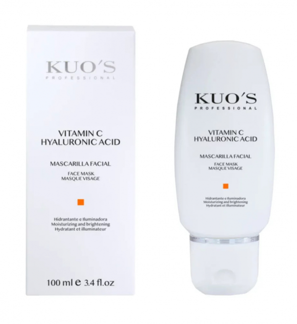 Mascarilla Facial Vitamina C y Ácido Hialurónico, 100 ml. - Kuo's