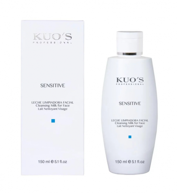 Leche Limpiadora Facial Sensitive, 150 ml. - Kuo's