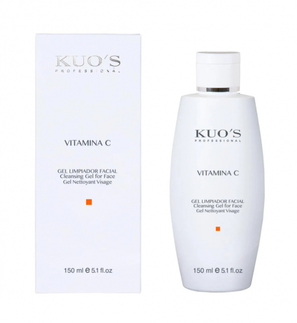 Gel Limpiador Facial Vitamina C, 400 ml. - Kuo's
