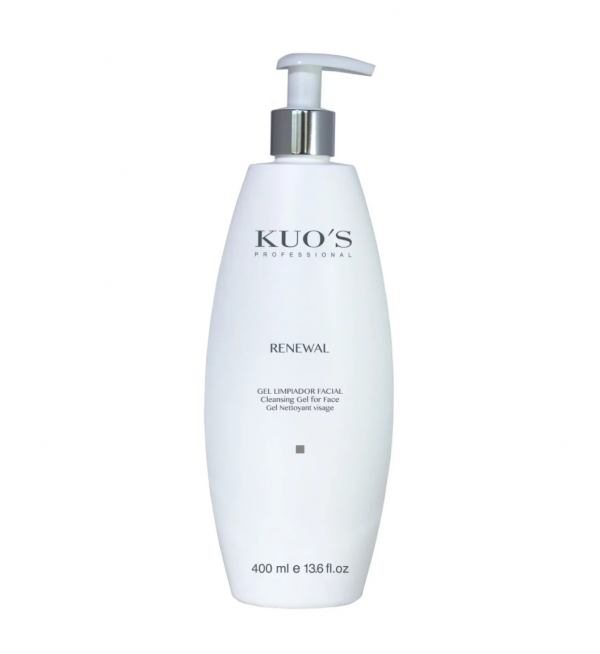 Gel Limpiador Facial Renewal, 400 ml. - Kuo's
