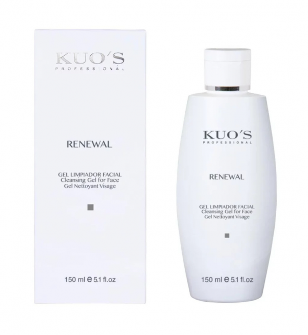 Gel Limpiador Facial Renewal, 150 ml. - Kuo's